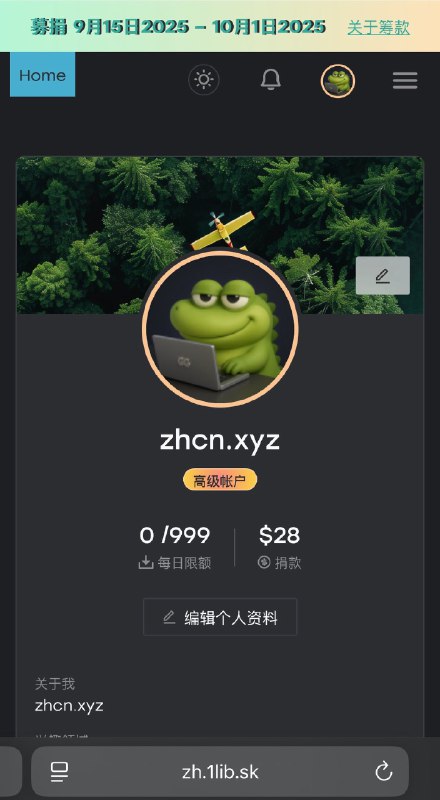 zhcn.xyz (Twitter)支持 @Z_Lib_official ，实际捐款14美元，个人资料显示28刀😂zhcn.xyz (Twitter)支持 @Z_Lib_official ，实际捐款14美元，个人资料显示28刀😂