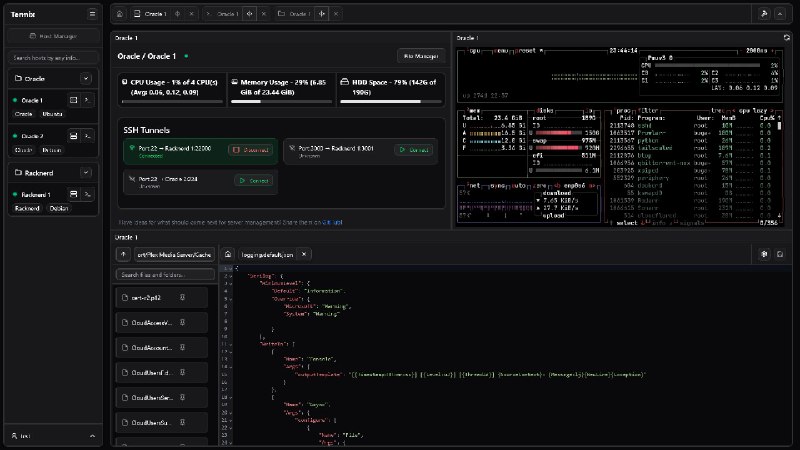 Termix 开源、永久免费、Docker部署的服务器统一管理平台，把命令行直接搬到了你的浏览器里变成全能终端，让你的数据安全尽在掌握