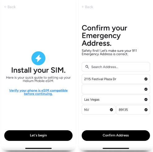 Helium Mobile eSIM申请流程嘻咦啊呀 (RSS)😀在国内白嫖一张美国卡，用国内身份即可开通，不需要美国身份